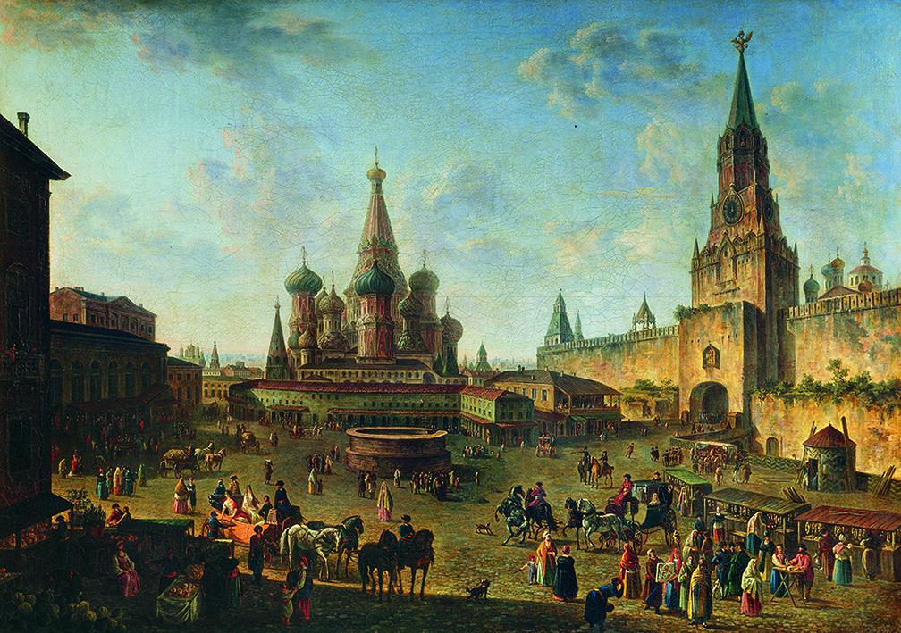 Красная площадь в Москве. Алексеев Ф.Я. 1801 г.