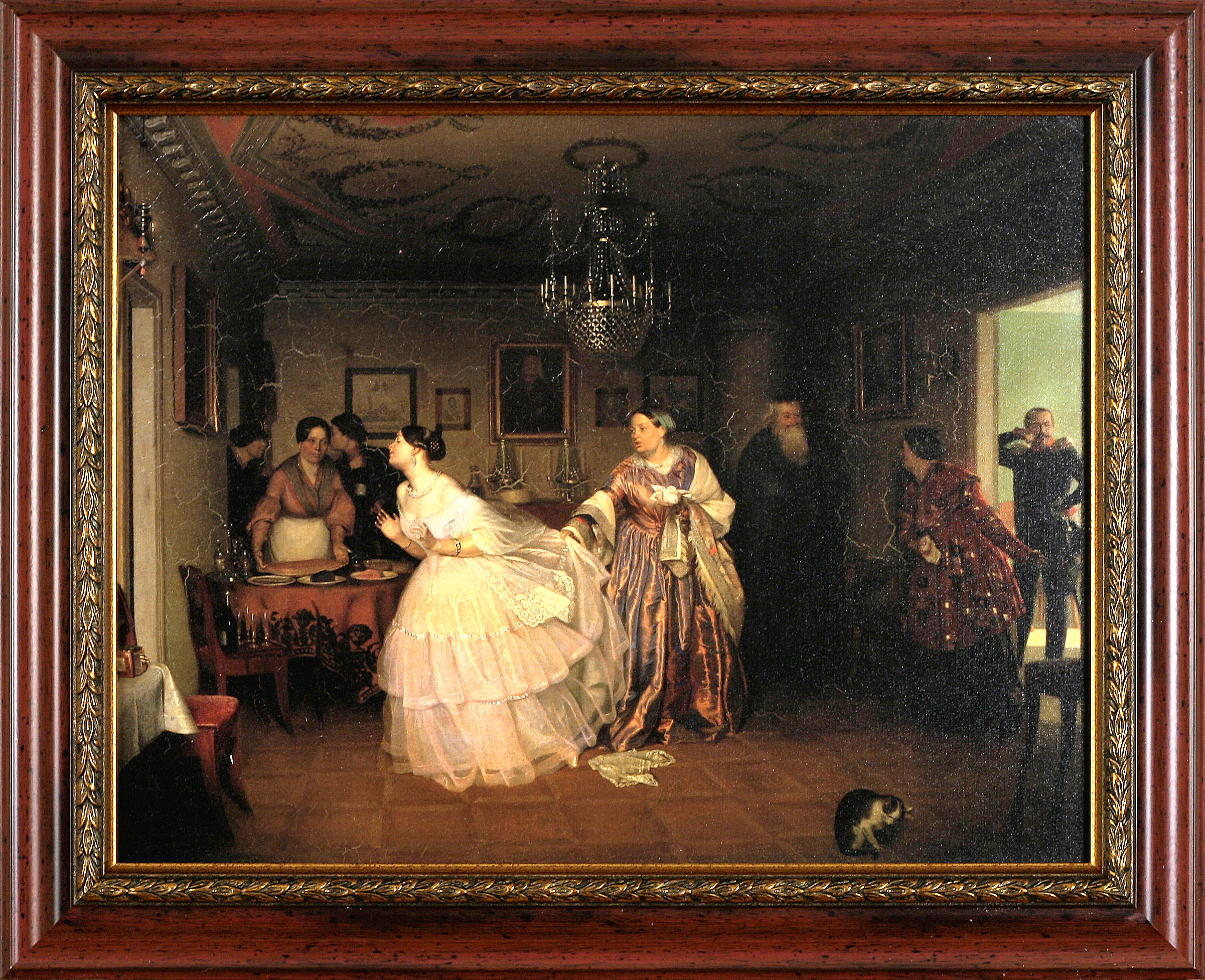 "Сватовство майора" 1848