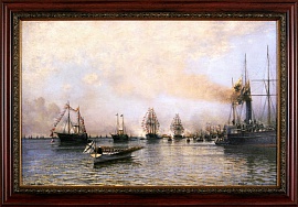 Парад кораблей Балтийского флота