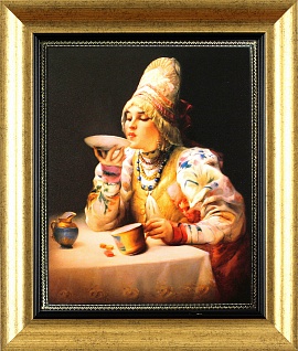 Боярыня за чаем