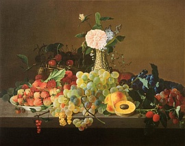Цветы и фрукты. Хруцкий